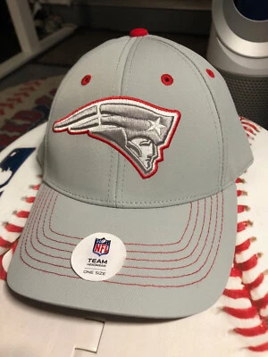 New England Patriots NFL Para hombres Gris Masivo Gorra Ajustable Equipo Prendas para la Cabeza OSFA Foto 1 de 3