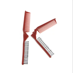 5pcs Folding Hair Compact Travel Brush Comb Pocket Size Car Purse Bag Men Women - Picture 1 of 2
