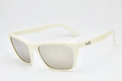 1980s vintage white sunglasses BOLLE NYLON mirrorles eyeglasses burning man a - Image 1 of 4