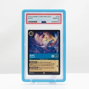Disney Lorcana 2023 Alice #137 Rise of the Floodborn - PSA 10 Gem Mint - Picture 1 of 4