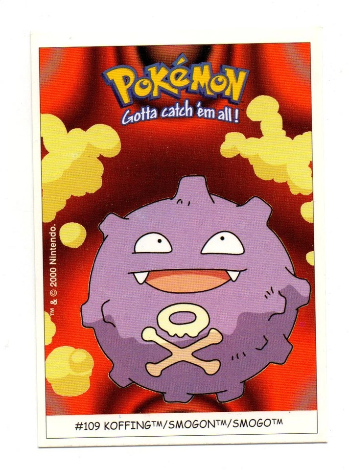 Pokémon Devi Catturarli Tutti N° 109 - KOFFING - SMOGON - SMOGO (A5441) - Immagine 1 di 1