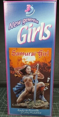 SAMURAI  GIRL  SCALA 80 mm METALLO - Immagine 1 di 2