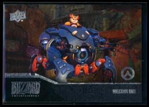 WRECKING BALL 2023 Upper Deck Blizzard Legacy Overwatch Silver Foil #164 - Picture 1 of 2