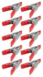HAWK ( TZ5920-10-TU ) 10 Piece 2 Inch Metal Spring Clamps Tools - Picture 1 of 3