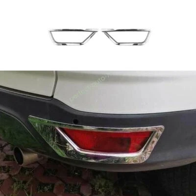 For Ford Escape Kuga 2013-19 ABS Chrome Rear Fog Light Eyelid Molding Frame Trim - Image 1 of 4