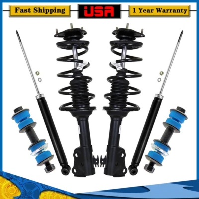 Apoios de suspensão dianteiros completos com barra oscilante amortecedores traseiros 6 peças conjunto Monroe para Toyota Echo_SP - Imagem 1 de 4