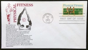 Scott 2043 FDC Physical Fitness Runners EKG Aristocrat Cachet - Picture 1 of 3