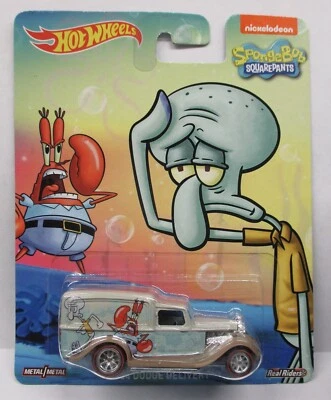 2014 HOT WHEELS POP CULTURE SPONGEBOB SQUAREPANTS '34 DODGE DELIVERY TAN - Image 1 of 2