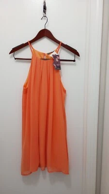 Vestido SOPRANO Naranja Hasta la Rodilla Talla M Hecho en EE. UU. Foto 1 de 4