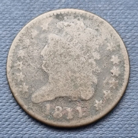 1811 Classic Head Half Cent 1/2 Cent Circulated RARE #50725 Cover