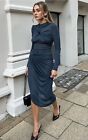Zara Woman Fw23 Knotted Asymmetric Dress Zw Collection 8686/244 Xs
