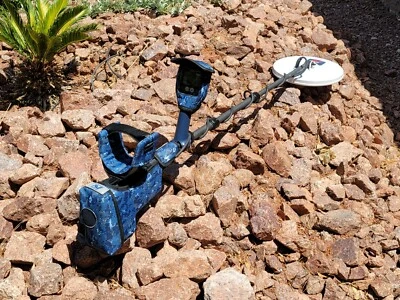 DOC'S NUGGETSTALKER Minelab GPX6000 Nugget Stalker® Brand Blue Camo Protective 5 Piece Cover Set