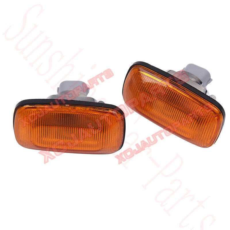 🔥 For Toyota Land Cruiser LC100 1998-2007 Left+Right Signal Lamp Cover Yellow Foto 1 de 1