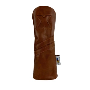 Sunfish leather hybrid golf headcover - Brown Out- Brown on Brown X ! - Picture 1 of 2