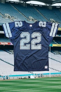 Vintage 1990s Dallas Cowboys Emmit Smith Jersey Mens Size L - Picture 1 of 6