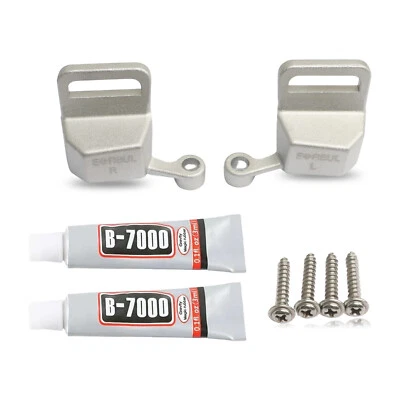 2x Clips de panel de interruptor de reposabrazos de puerta de auto plateados para Chevrolet Tahoe 2003-2006 Foto 1 de 4