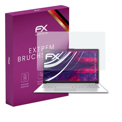 atFoliX Glasfolie für Asus Vivobook Go 15 OLED 2023 Displayfolie 9H Schutzpanzer - Bild 1 von 4