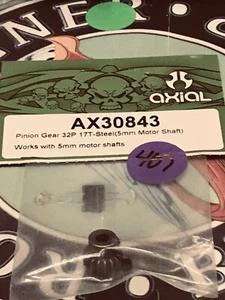 Axial AX30843 Pinion Gear 32P-17T Steel 5mm Motor Shaft NewInPack USA Shipped - Picture 1 of 4
