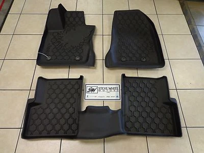 Juego de 3 alfombrillas de aguanieve negras Mopar Factory Oe 15-2021 nuevas para todo clima Jeep Renegade para todo clima Foto 1 de 3