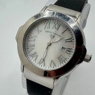 Swiss Legend 石英手表 South Beach 女士 100 米银色钢制模拟全新电池 — 第 1/4 张图片