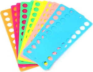12PCS Plastic Floss Bobbin Embroidery Floss Organizer Cross Stitch Thread Holder - Picture 1 of 8