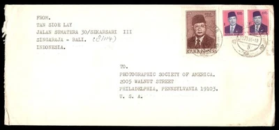 Mayfairstamps Indonesia 1986 Singaraja a Phila PA Cubierta aau_88175 - Imagen 1 de 2