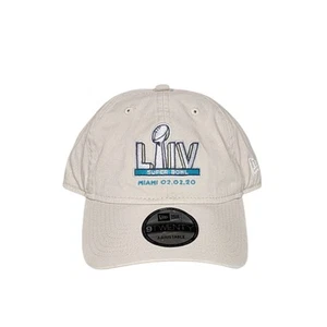 Cappello Berretto Regolabile Nuovo con etichette NFL New Era 9Twenty LIV Super Bowl 54 Miami 2020 Crema - Foto 1 di 6