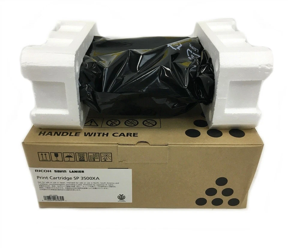 NOVO Cartucho de Toner Preto Genuíno Ricoh SP 3500XA M850-52 406989 - Imagem 1 de 1