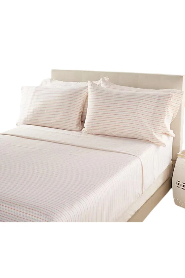 Juego de sábanas 1200 hilos Home Reflections Blend con fundas adicionales a rayas Foto 1 de 1