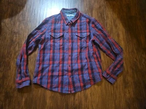 Outerknown Deckenhemd Gr. M Knopf Langarm kariert kariert Baumwolle - Bild 1 von 11