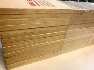 Lot of 5/16" x 3" x 36" Masters Grade Balsa Wood Strips Sheets MRC 16 Pieces - Picture 1 of 5