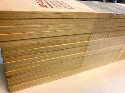 Lot of 5/16" x 3" x 36" Masters Grade Balsa Wood Strips Sheets MRC 16 Pieces - Image 1 of 4