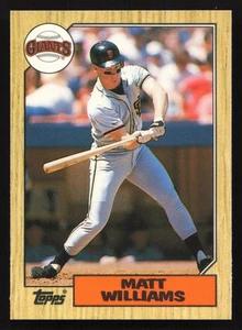 1987 Topps Traded #129T Matt Williams RC TIFFANY (White Back/No Stars) Rookie - Bild 1 von 2