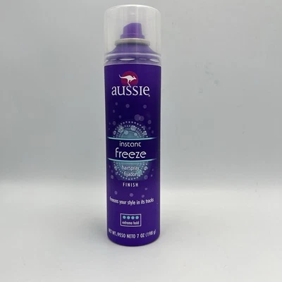 Spray para el cabello Aussie Instant Freeze Extreme Hold nivel 4 acabado lata 7 oz Foto 1 de 3