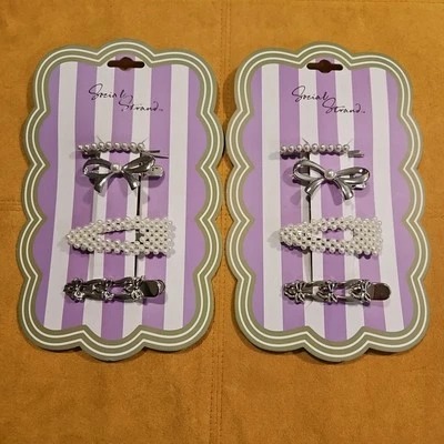 NWT Women's Hair Clips & Barettes for Wedding, Prom, Graduation 2-Pack - Image 1 of 4