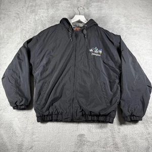 Vintage Mickey Inc Disneyland Jacket Mens Large Hooded Goofy Donald 90s Disney - Picture 1 of 14