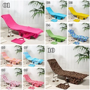 Mikrofaser Strandkorb Bezug Schnelltrocknend Strandtuch Outdoor Handtuch mit Tasche - Bild 1 von 30