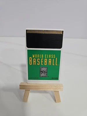 World Class Baseball Authentic Turbografx 16 Game Card Tested Works VGC - Image 1 of 3