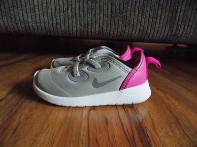 NIKE серый и фиолетовый ребенка ясельного возраста девочки туфли-кроссовки размер 5C - Изображение 1 из 4