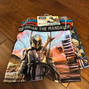 Star Wars Mandalorian Boys Athletic Boxer Briefs Size 8 Stretch Soft Cool NEW - Picture 1 of 5