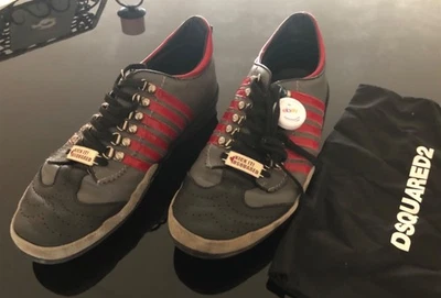 Dsquared2 Sneaker, grau-oliv, Herren Gr. 45, 100% original, top, NP 479€ - Bild 1 von 4