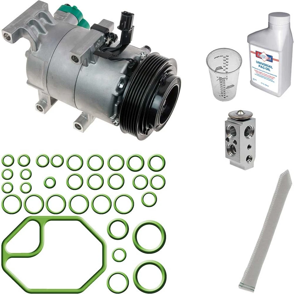 Compresor de aire acondicionado Omega para Kia Soul 2012 2013 con kit de reparación de aire acondicionado Foto 1 de 2