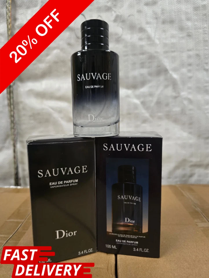 Dior Sauvage Eau De Parfum 100ml Luxury Fragrance for Men Brand New & Sealed