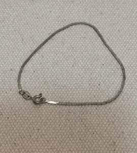 Vintage 925 Italy Sterling Silver Bracelet 7” long READ DESCRIPTION - Picture 1 of 4