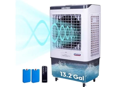Enfriador de pantano Hexago 7500 CFM enfriador de aire evaporativo con tanque de agua de 13,2 galones Foto 1 de 4