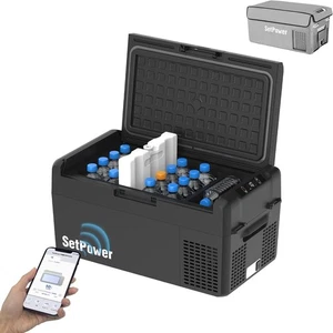 RF20 12 Volt Car Refrigerator With APP Control & Cover for Car Camping Vehicles - Picture 1 of 13