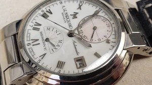 Andre Le Marquand Power Reserve 39mm Automatic Steel Mens Watch - Picture 1 of 10