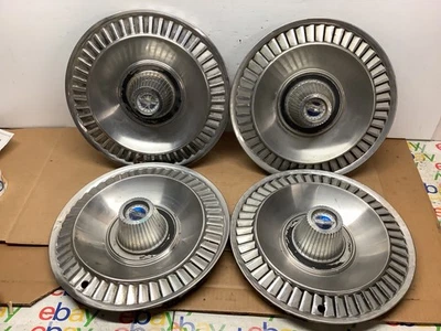 1964 FORD GALAXIE 14" inch HUBCAPS SET OF 4 nice oem - Image 1 of 4