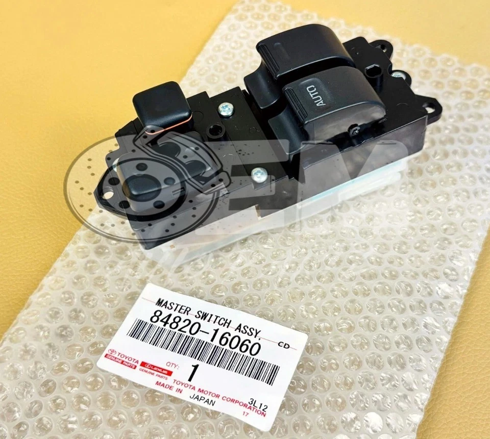 Interruptor de ventana Toyota 84820-16060 OEM Tacoma 1995-2004 Master 8482016060 NUEVO Foto 1 de 1