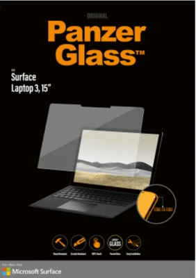 PanzerGlass Microsoft Surface Laptop 15" Clear Screen Protector Tempered Glass - Image 1 of 2